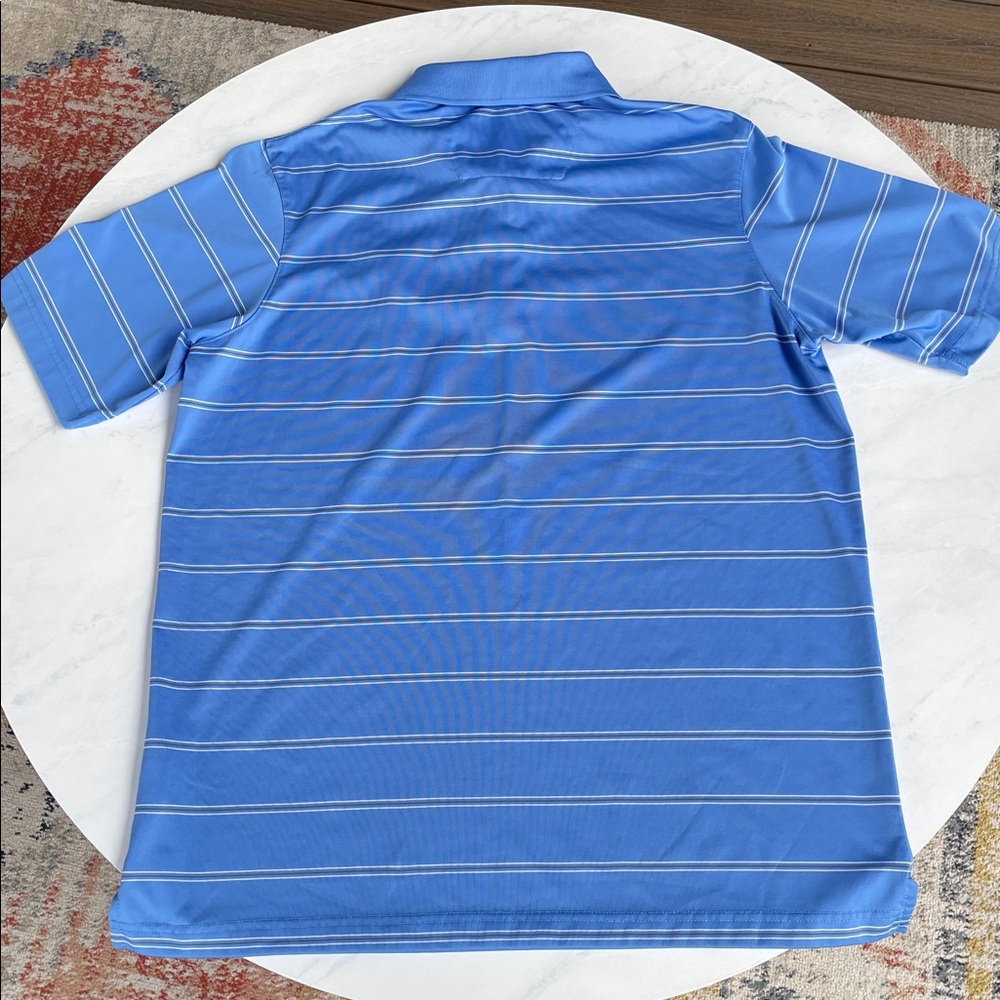 Antigua Men’s Golf Polo Shirt University of Tennessee UT Vols Blue Stripe Large - Picture 5 of 5